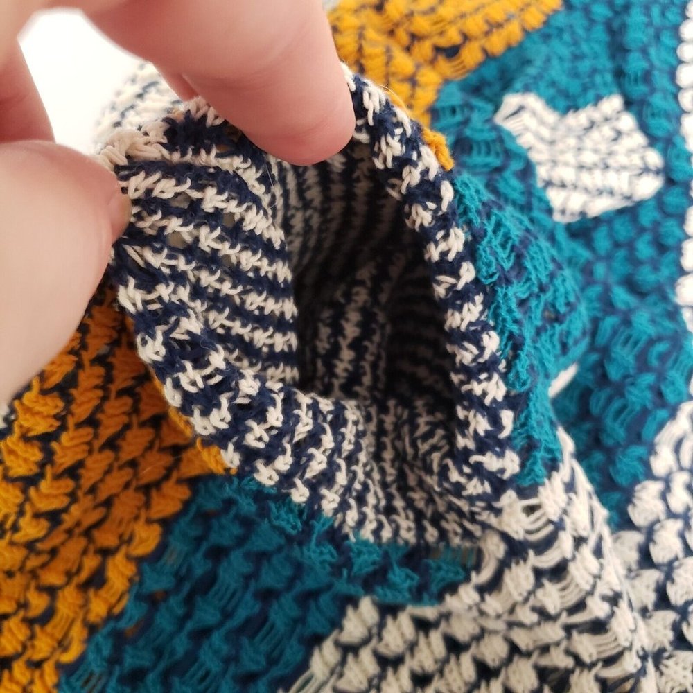 Sparrow Multicolor Open-Front Cardigan - Picture 7 of 9